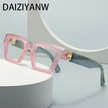 בציר כיכר מסגרת משקפיים גברים נגד אור כחול נשים אופנה המחשב משקפיים מותאמים אישית, משקפיים מרשם