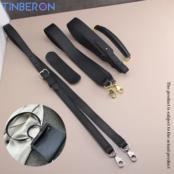 תיק רצועה יוקרה מעצב TINBERON תיק רצועה שחור תיק תיק כתף רצועת תיק אביזרים ליצ ' י דפוס Crossbody הרצועה.