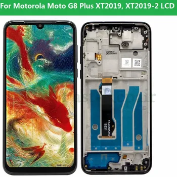 המקורי עבור Motorola Moto-G8 בנוסף LCD XT2019, XT2019-2 תצוגה חיישן לוח Digiziter הרכבה XT2019 תצוגה מוטו-G8 פלוס
