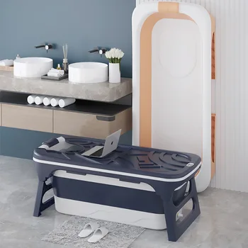 מודרני מתקפל למבוגרים נייד האמבטיה לשירותים בבית פלסטיק נייד אמבטיות עבור כל גוף גדולות ונוחות גודל אמבטיה