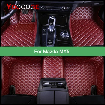 YOGOOGE מותאם אישית המכונית מחצלות עבור מאזדה MX5 רגל קוצ ' ה שטיחים אביזרים