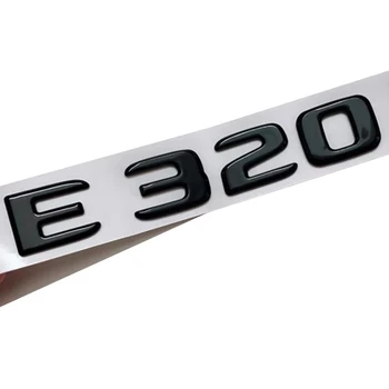 3D ABS שחור מבריק אחורי לרכב המטען תג מדבקות אותיות מדבקת הלוגו של E 320 4MATIC כסמל E320 W213 W212 אביזרים