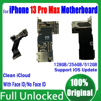 עבור IPhone 13 Pro מקס Mainboard המקורי סמארטפון צלחת עבור iphone 13Pro מקס לוח האם לנקות את תמיכת iCloud 5G 100% מבחן טוב