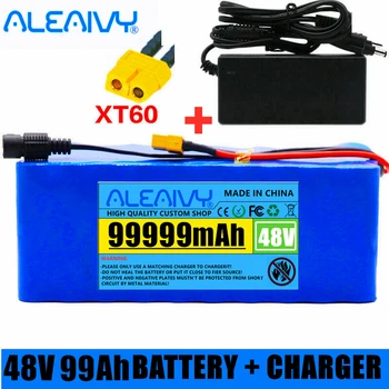48v 99Ah סוללה ליתיום-יון 99000mAh 1000w Lithium Ion Battery Pack עבור בגודל 54.6 v E-bike אופניים חשמליות קורקינט עם עב 