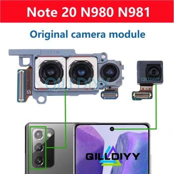 המקורי עבור Samsung Galaxy הערה 20 4G N980F 5G N981B N981U NOTE20 מצלמה אחורית להגמיש כבלים הראשית Selfie בחזרה מצלמה מודול