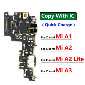 החדש Xiaomi Mi A1 A3 A2 לייט 5X 6X מטען USB יציאת ג ' ק Dock Connector טעינה לוח להגמיש כבלים טלפון טלפון לתקן חלקים
