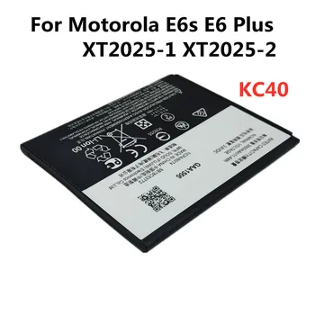חדש גבוהה קיבולת 3000mAh KC40 סוללה נטענת עבור Motorola Moto E6s E6 בנוסף XT2025-1 XT2025-2 סוללת הטלפון KC40 סוללות