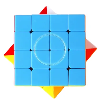 Sengso מטורף סופר מיוחד עגולה 4x4 1.0 Ver. קוביית קסם יצירתי מהירות פאזל 4x4x4 Magico Cubo Rubic Shengshou צעצוע