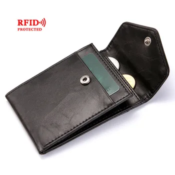 2023 אופנה RFID ארנק נשים גברים מיני עור PU ארנק המותג סלים ארנק מטבעות הארנק אשראי ID & מחזיקי כרטיס כרטיס המקרים