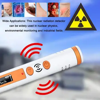 1 סט גרעיני Radiations גלאי תצוגה דיגיטלית מסוג-C ממשק עט סוג השיש גלאי X/Y ריי רדיואקטיבי בוחן לשימוש ביתי