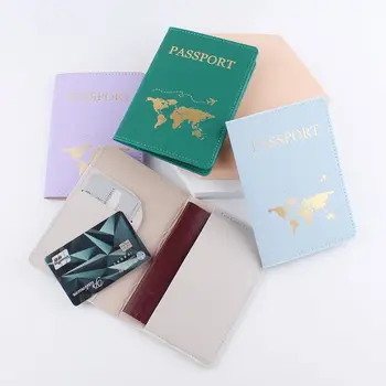 רב תכליתיים ID חבילת עור PU זהות בעל דרכון תיק נסיעות תיק מסמכים 8 צבעים