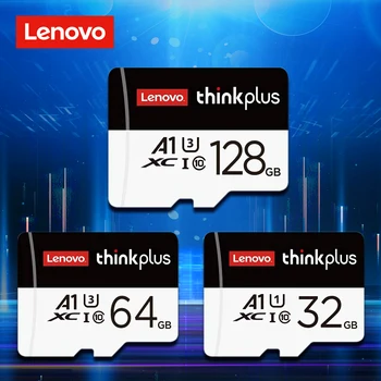 Lenovo Thinkplus זיכרון SD A1 U3 Class 10 Micro TF/SD כרטיס 128GB 32G 64G פלאש זיכרון SD מצלמת מעקב
