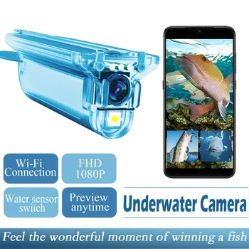 אלחוטית מוצא דגים Go Pro מצלמת 64G Wifi לחץ מים החלפת שקוף מתחת למים פיתיון דיג דיג מעקב