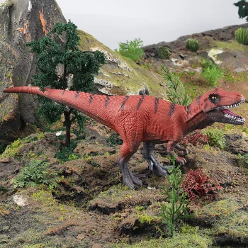 טירנוזאורוס רקס היורה. הדינוזאורים דמויות סימולציה פלסטיק גן פסלים אוסף צעצוע לילדים מתנת הדשא קישוטי תפאורה