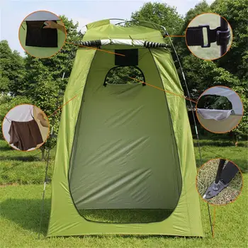 נייד חיצוני קמפינג אוהל מקלחת האוהל פשוטה אמבטיה הכיסוי משתנה ההלבשה אוהל נייד השירותים על חוף שחייה