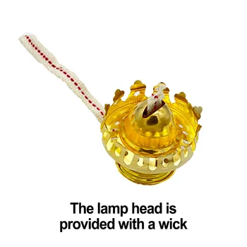 המנורה צורב מנורה מחזיק ספורט תחת כיפת השמיים 25g צורב זהב מתכת זכוכית החלפה מנורת שמן בעל מנורת נפט אביזרים