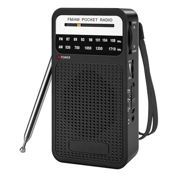 אני FM כיס רדיו, טרנזיסטור רדיו עם רמקול, אוזניות נייד רדיו מקורה, שימוש חיצוני