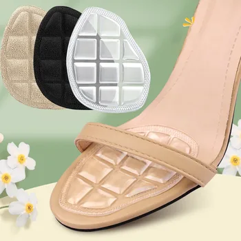 סנדלים רגל רפידות סיליקון Fascite יבלת כף הרגל כרית רכה לנוחות עקבים חצי מדרסים החלקה נעליים כרית כף הרגל מוצר טיפוח