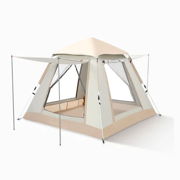 אוטומטי אוהל Rainfly עמיד למים קמפינג אוהל משפחתי חיצונית התקנה מיידית אוהל עם Carring תיק 2-8 אדם