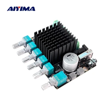 AIYIMA אודיו TPA3116 Bluetooth כוח דיגיטלי סאב וופר 2.1 סטריאו מגבר כוח לוח 2*50W+100W U דיסק קולנוע ביתי DIY