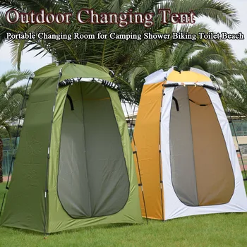 נייד שקוף נייד משתנה מקלחת אוהל חיצוני רחצה האוהל