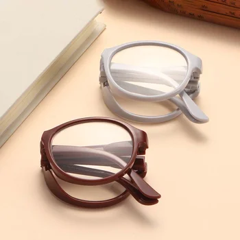 קיפול משקפי קריאה עם משקפיים תיק יוניסקס נייד קל משקל Presbyopic משקפיים כוח 1.0 x ~ x 4.0